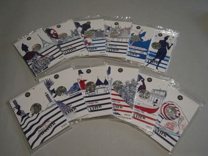 MONNAIE DE PARIS - 12 pieces of 10 francs...