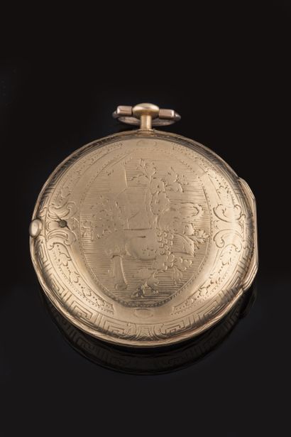 A MOURIER 
Geneva 
Late 18th century 
Gold...