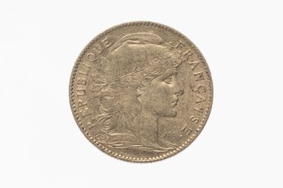 1 piece of 10 francs gold