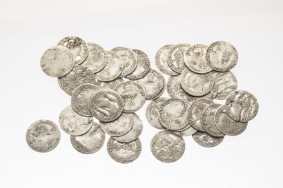 ENGLAND - 
40 Elizabeth I. 6 Pence coins,...