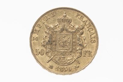 50 francs gold coin