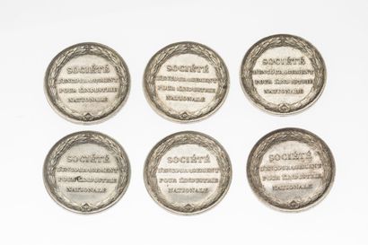 6 tokens from the Société d'encouragement...