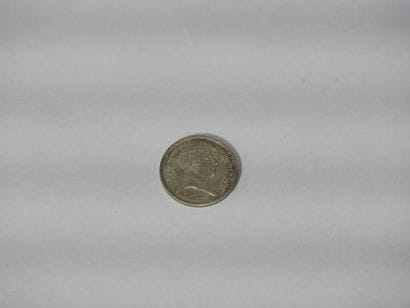Napoleon I barehead silver quarter franc,...