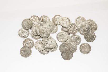 ENGLAND - 
40 Elizabeth I. 6 Pence coins,...
