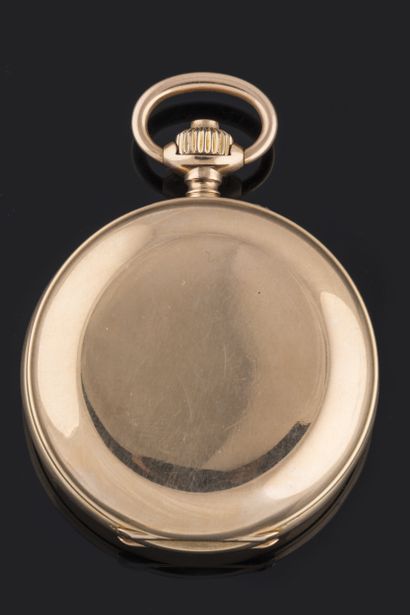 Small ladies' watch case in yellow gold (750...