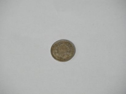 Napoleon I barehead silver quarter franc,...