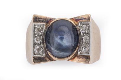 Art Deco butterfly ring in platinum (850...