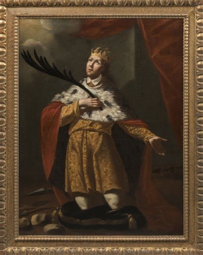 Attribué à Claude VIGNON 
Le roi Canut du...