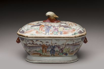 COMPAGNIE DES INDES, 18th century,
Soup tureen...