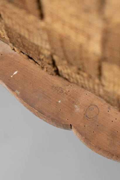 Pair of molded and carved beechwood 