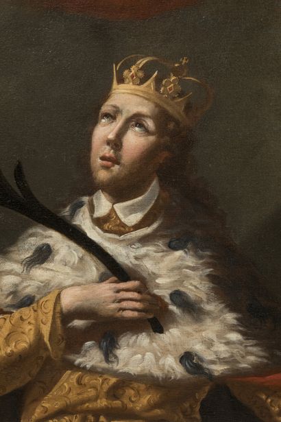 Attribué à Claude VIGNON 
Le roi Canut du...