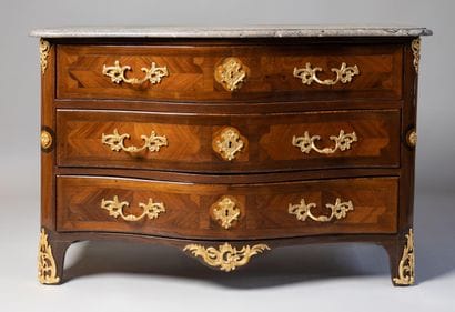 Rosewood, rosewood and amaranth veneered...