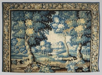 Aubusson
Greenery 
Tapestry with leafy and...