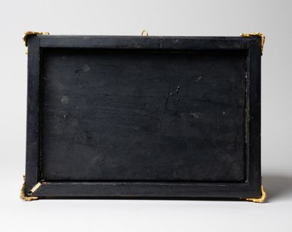 Coffret with curved top in Boulle marquetry...