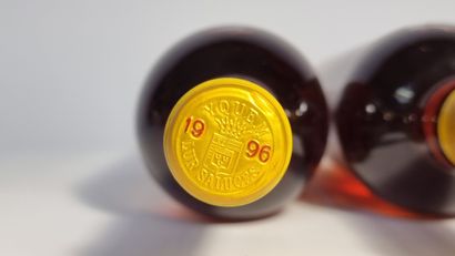 2 B CHATEAU D'YQUEM 1996 C1 Supérieur Sauternes...