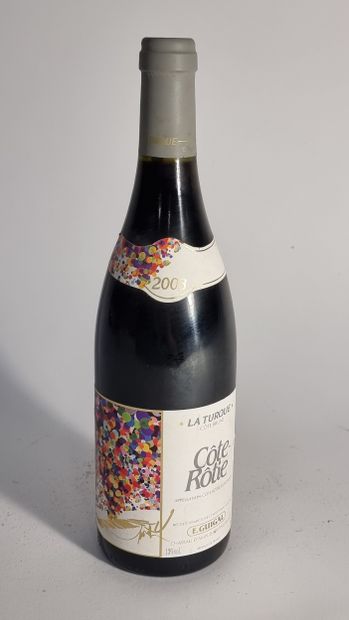 1 B COTE-ROTIE LA TURQUE 2003 Guigal (étiquette...