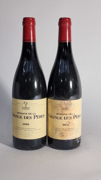 2 B VIN DE PAYS DE L'HERAULT Rouge 2008 Domaine...