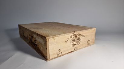 6 B CHATEAU SOCIANDO-MALLET (Caisse Bois...