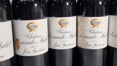 12 B CHATEAU SOCIANDO-MALLET (Caisse Bois...