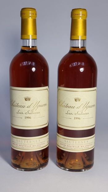 2 B CHATEAU D'YQUEM 1996 C1 Supérieur Sauternes...