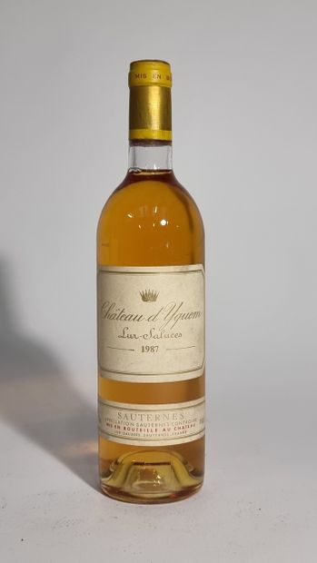 1 B CHATEAU D'YQUEM 1987 C1 Supérieur Sauternes...