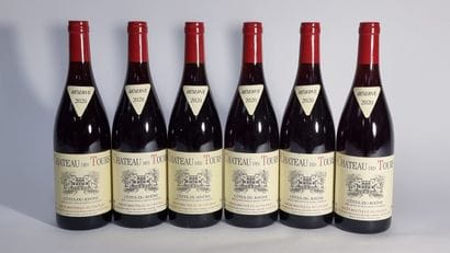 6 B COTES-DU-RHONE Red 2020 Château des ...
