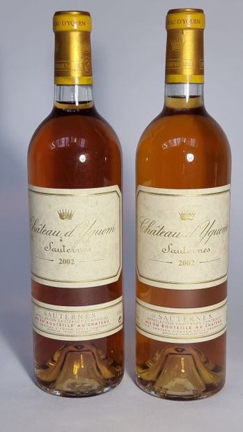 2 B CHATEAU D'YQUEM 2002 C1 Supérieur Sauternes...