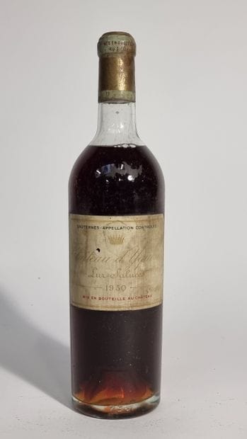 1 B CHATEAU D'YQUEM 1950 C1 Supérieur Sauternes...