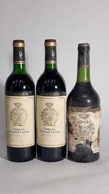 2 B CHATEAU GRUAUD-LAROSE 1992 GCC2 Saint-Julien...