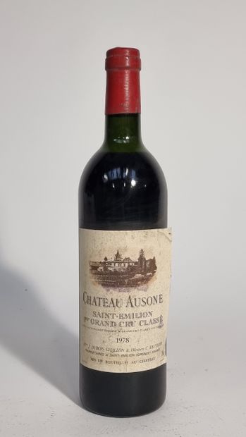 1 B CHATEAU AUSONE 1978 GCC1A Saint-Emilion...