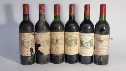 2 B CHATEAU CARBONNIEUX Rouge 1982 CC Graves...