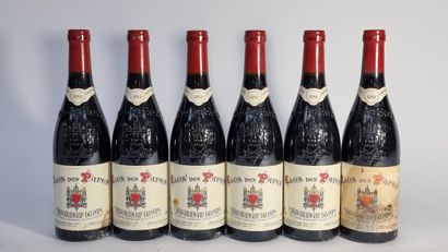 4 B CHATEAUNEUF-DU-PAPE Rouge 2015 Clos des...