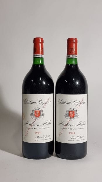 2 Mag CHATEAU POUJEAUX 1984 Moulis (1 e.t.h...