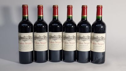 6 B CHATEAU CALON-SEGUR (Caisse Bois d'origine...