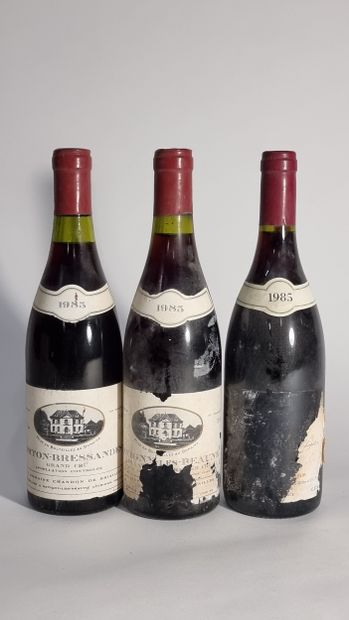 1 B CORTON-BRESSANDES (Grand Cru) 1985 Domaine...