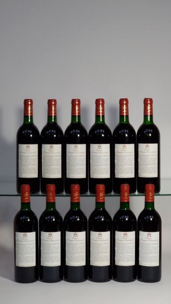 12 B CHATEAU MOUTON ROTHSCHILD (Caisse Bois...