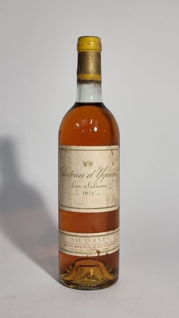 1 B CHATEAU D'YQUEM 1975 C1 Supérieur Sauternes...