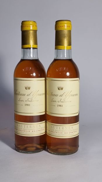 2 1/2 CHATEAU D'YQUEM 1981 C1 Supérieur Sauternes...