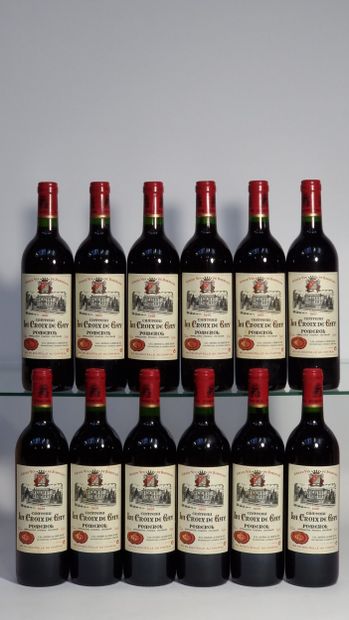12 B CHATEAU LA CROIX DE GAY (original wooden...