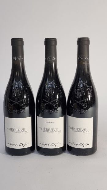 3 B CHATEAUNEUF-DU-PAPE LA RESERVE Rouge...