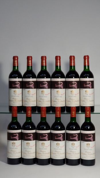 12 B CHATEAU MOUTON ROTHSCHILD (Caisse Bois...
