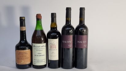 1 B BANYULS MAS DE LA SERRA DEMI-SEC 1982...