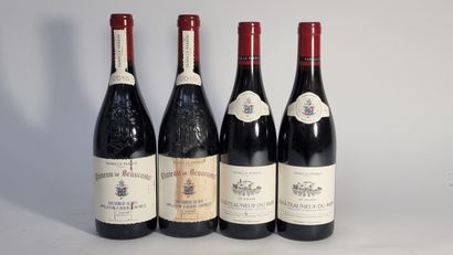 2 B CHATEAUNEUF-DU-PAPE Rouge 2015 Château...