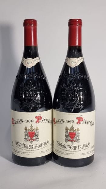 2 Mag CHATEAUNEUF-DU-PAPE Red 2018 Clos des...