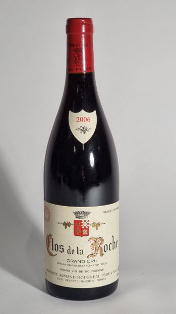 1 B CLOS DE LA ROCHE (Grand Cru) 2006 Domaine...