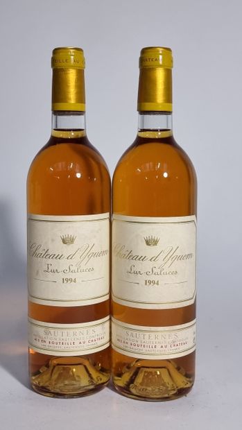 2 B CHATEAU D'YQUEM 1994 C1 Supérieur Sauternes...
