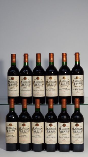 12 B CHATEAU RAUSAN-SEGLA (original wooden...