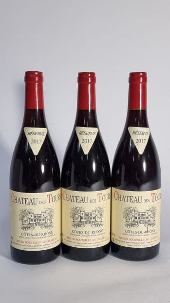 3 B COTES-DU-RHONE Red 2017 Château des ...