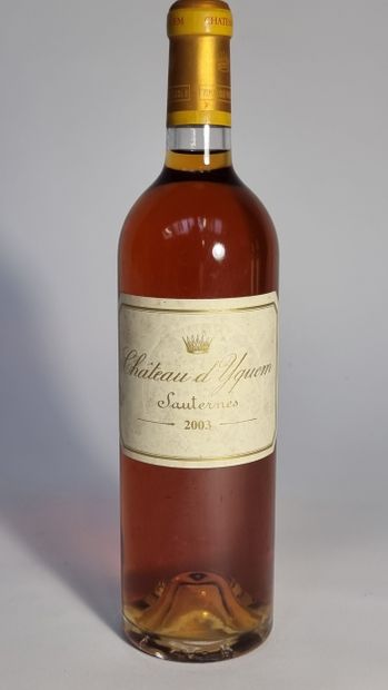 1 B CHATEAU D'YQUEM 2003 C1 Superior Sauternes...