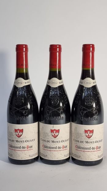 3 B CHATEAUNEUF-DU-PAPE Rouge 2016 Clos du...